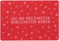 Gute Wünsche Postkarte – Lass aus …