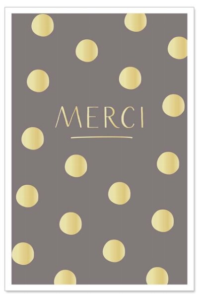 Grußkarte – Merci Dots
