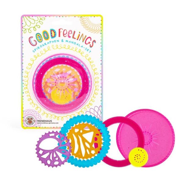 good feelings Spirographen & Mandala-Set 6-teilig