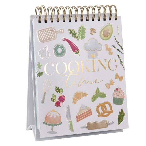 Rezeptbuch mit Aufsteller