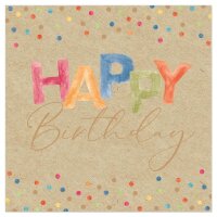 Serviette Birthday