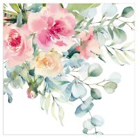 Servietten – Blüte weiß
