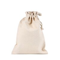 Geschenksack Baumwolle ORGANICS Happy Birthday blau