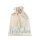 Geschenksack Baumwolle ORGANICS Happy Birthday blau