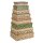 Geschenkboxen Organics 8er Set Kraftrippe/Nussknacker/Zweige/Sterne