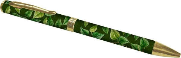 Kuli dunkelgrün mit Blättern - Sammlung Augustina