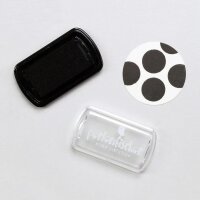 Stempelkissen Schwarz Mini