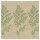 Servietten Organics Farn pistazien
