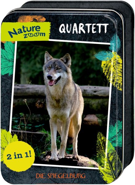 Quartett heimischer Tiere