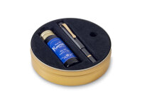 Kaweco Kolbenfüllhalter AL Black- Piston filler Set