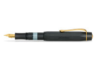 Kaweco Kolbenfüllhalter AL Black- Piston filler Set