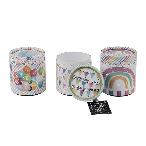 Music box – Happy Birthday - Wimpelgirlande