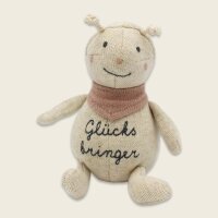 Marienkäfer "Glücksbringer" creme/blau/rosa