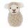 Filz sitzendes Schaf in beige
