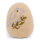 Filz großes Ei pastellgelb, bestickt