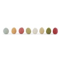 Filz bunter Eiermix  - 8er Set