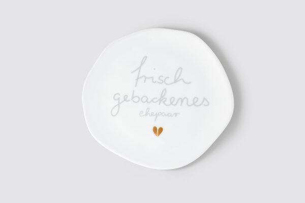 Mix & Max Teller klein – Frisch gebackenes Ehepaar