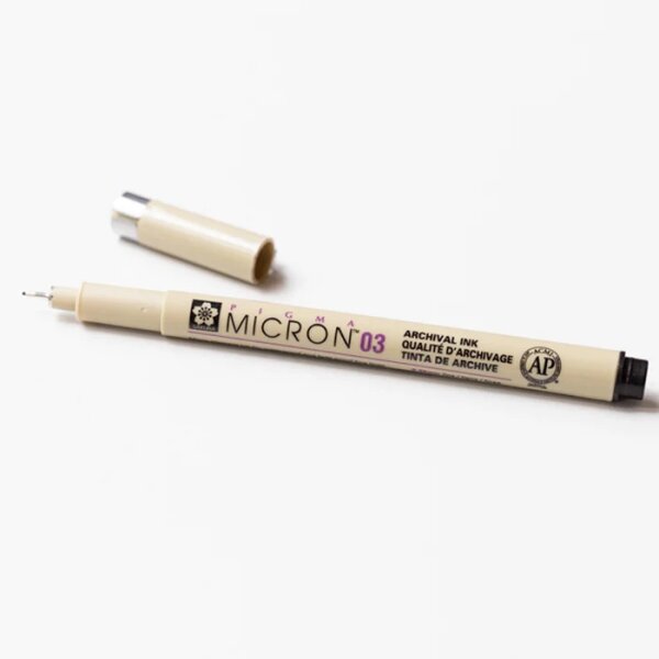 Fineliner 03 schwarz Micron