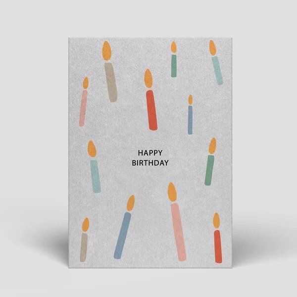Postkarte Happy birthday