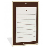 Magnetischer Notizblock braun (10)