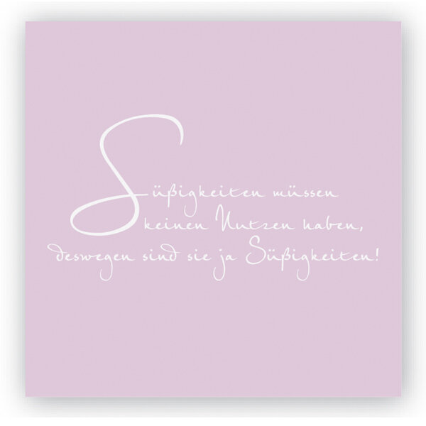 Servietten – Süßigkeiten rosa