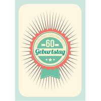 Geburtstagskarte 60