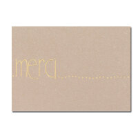 Postkarte merci ......