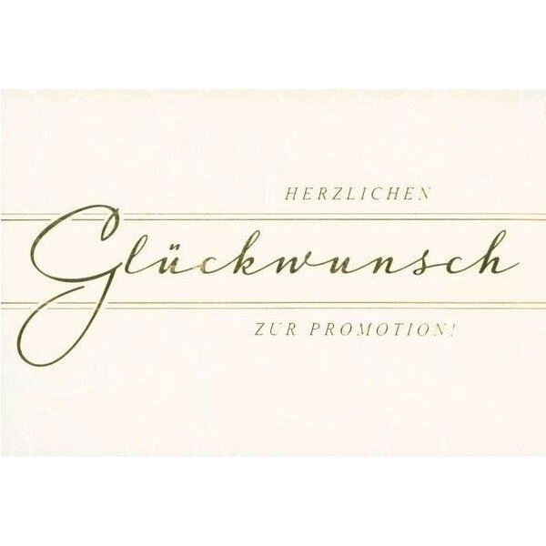 zur Promotion