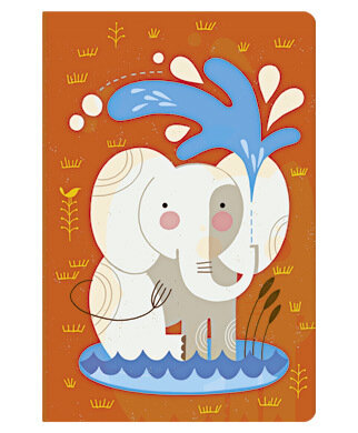 Notizbuch mit Elefant