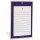 Magnetischer Notizblock violett (18)