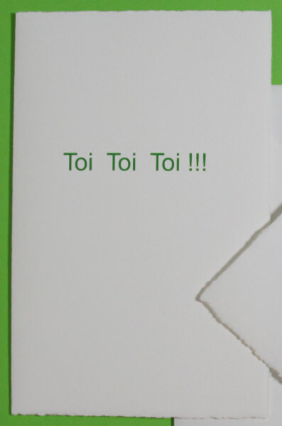 Karte Toi Toi Toi