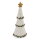 Filz Christbaum mit Stickerei - 3 in 1 - Weiß