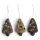 Filz Mini-Christbäume – 3er-Set