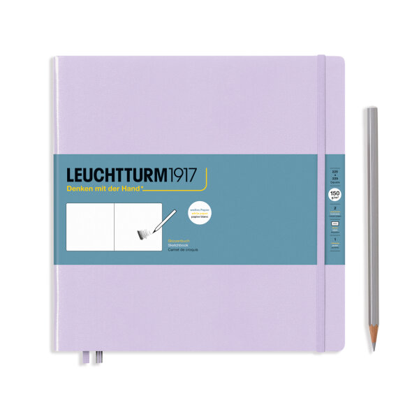 Skizzenbuch Quadrat, lilac