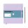Skizzenbuch Quadrat, lilac