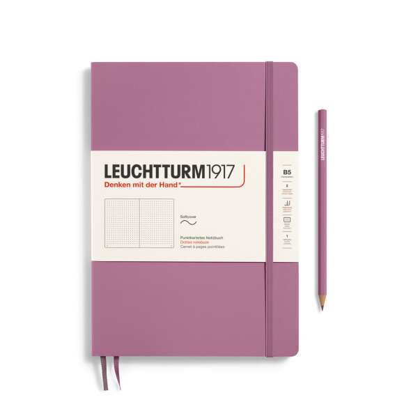 Notizbuch Composition B5, Softcover, dusty rose, dotted