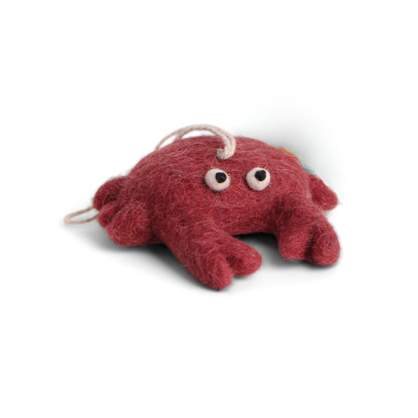 Filz Krabbe rot