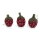 Filz Erdbeeren - 3er Set