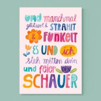 Postkarte "Schauer"