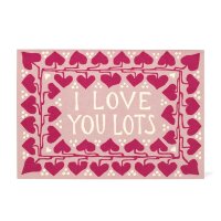 Klappkarte "I love you lots"