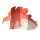 Faltkarte Stegosaurus pink und orange