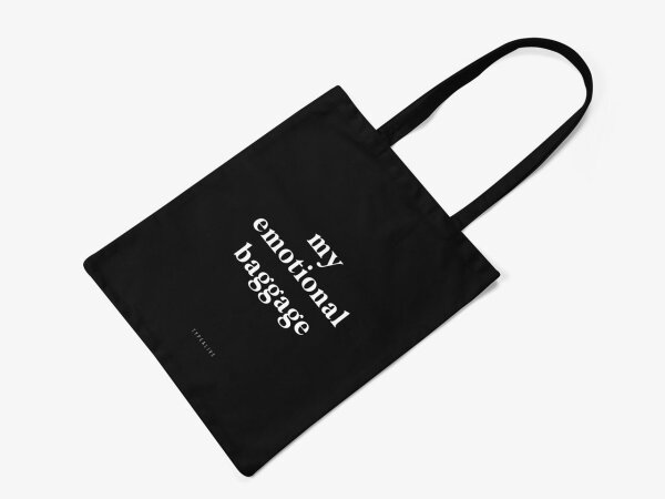 Baumwolltasche / "my emotional baggage"